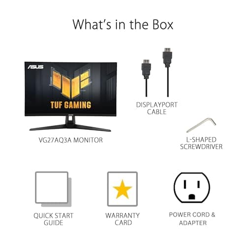 Asus TUF Gaming VG27AQ3A 27" 1440p 180Hz IPS Monitor image
