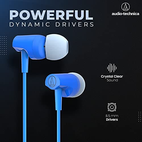 Audio-Technica SonicFuel CLR100iS Closed-Back In-Ear Headphones with Microphone image