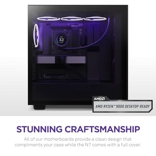 NZXT B650E N7 AM5 WIFI DDR5 ATX Black image