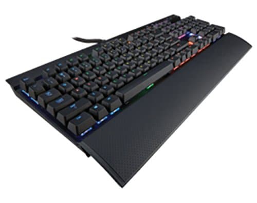 Corsair K70 RGB RAPIDFIRE Wired Cherry MX Speed Silver Mechanical Gaming Keyboard image