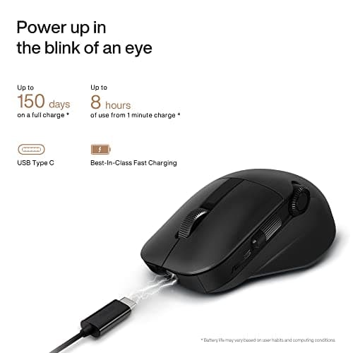 Asus ProArt MD300 Wired/Wireless/Bluetooth Optical Mouse image