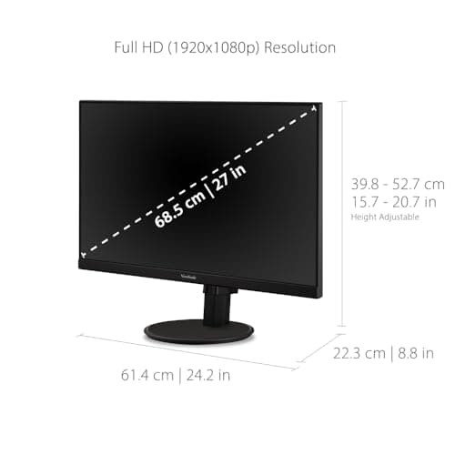 ViewSonic VA2747-MHJ 27" 1080p 75Hz VA Monitor image