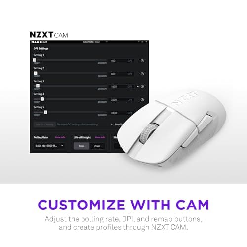 NZXT Lift Elite Wired/Wireless Optical Mouse image