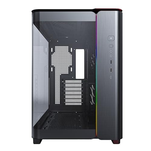 Montech KING 95 ATX Mid Tower Black with Tempered Glass Side Panel and USB 3.2 Gen 1 Type-C, USB 3.2 Gen 1 Type-A image