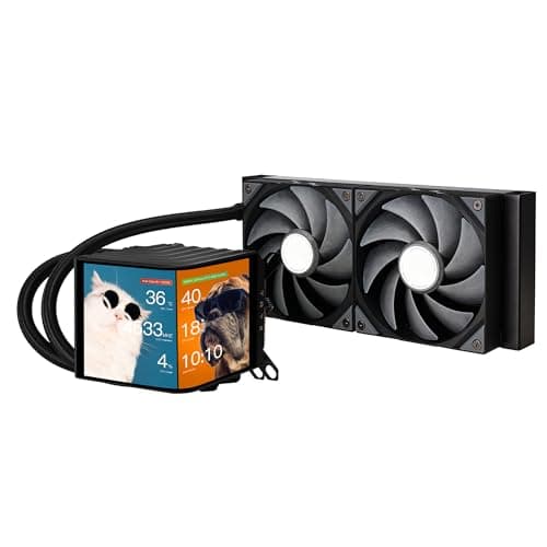 TRYX PANORAMA Water 240mm 81.32 CFM Black main image