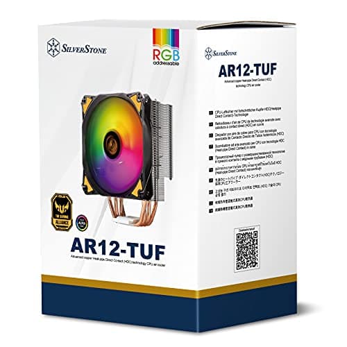 Silverstone AR12-TUF Air 154mm 69.26 CFM Black / Orange image