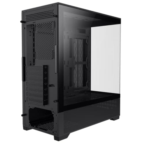 GameMax Vista AB ATX Mid Tower Black Tempered Glass Side Panel image