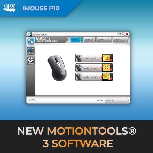 Adesso iMouse P10 Wireless/Wired Laser Mouse image