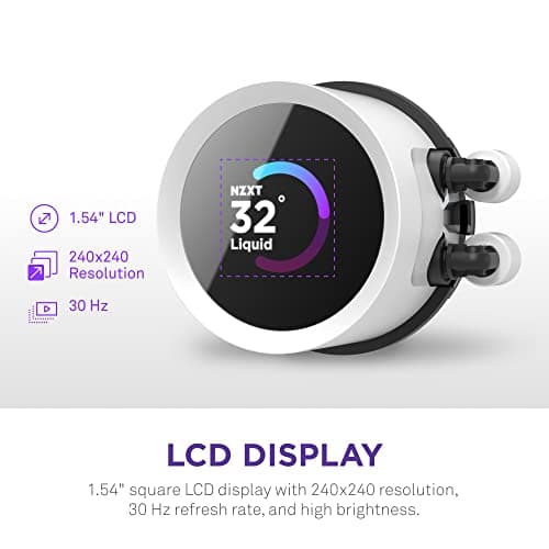 NZXT Kraken Water 360mm RGB 78.02 CFM White image