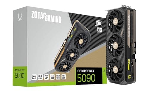 Zotac GAMING SOLID OC GeForce RTX 5090 32GB GDDR7 Black / Copper image