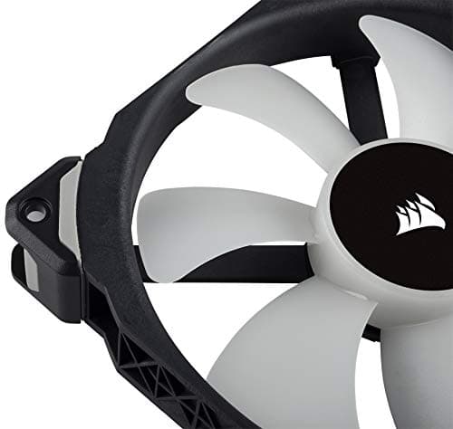 Corsair ML140 PRO 140mm RGB PWM 55.4 CFM Black / White 1-Pack image