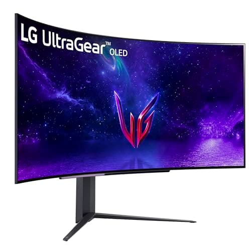 LG 45GR95QE-B 44.5" 3440x1440 240Hz Curved Monitor image