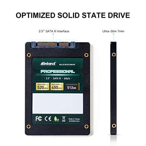 Inland Professional 512 GB SSD 2.5" SATA 6.0 Gb/s image