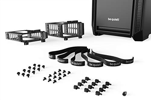 be quiet! Silent Base 601 ATX Mid Tower Black with Tempered Glass Side Panel and USB 3.2 Gen 1 Type-A, USB 2.0 Type-A image