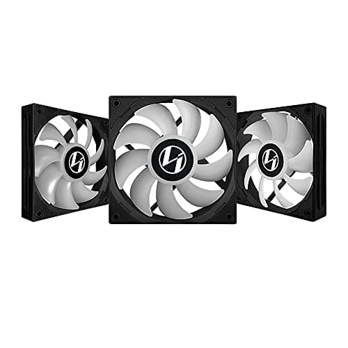 Lian Li ST120 120mm Black PWM Addressable RGB 3-Pack image