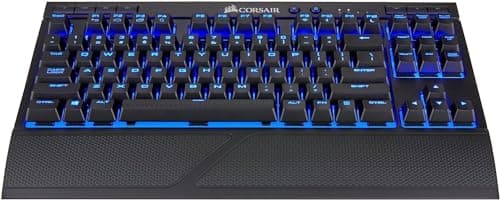 Corsair K63 Lapboard Combo Blue LED Cherry MX Red Wireless Gaming Keyboard image