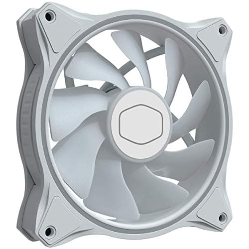 Cooler Master MasterFan MF Halo 120mm White Addressable RGB PWM 47.2 CFM image