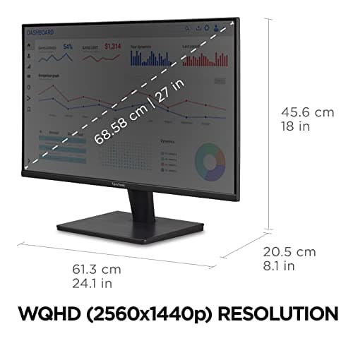ViewSonic VA2715-2K-MHD 27" 1440p 100Hz VA Monitor image
