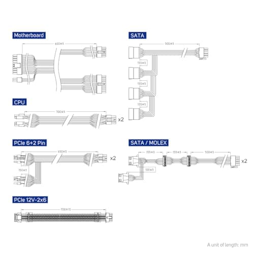 FSP Group VITA-850GM Black ATX 850W Fully Modular 80+ Gold Certified image