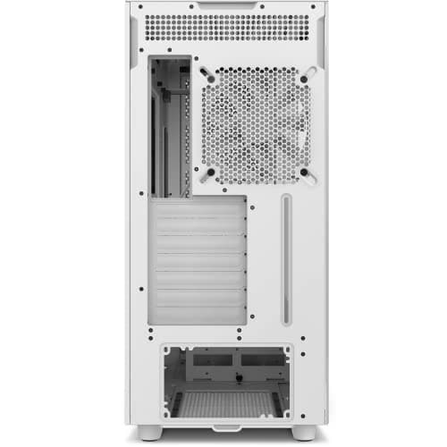 NZXT H7 Flow (2022) ATX Mid Tower White Tempered Glass Side Panel image
