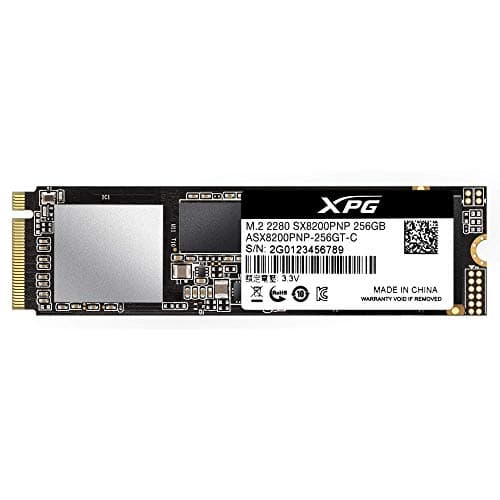 ADATA XPG SX8200 Pro 256GB M.2 SSD PCIe 3.0 X4 NVMe main image