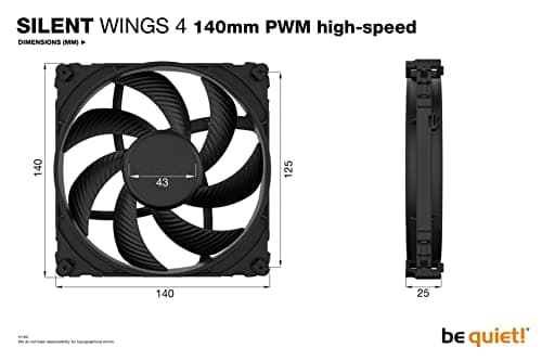 be quiet! Silent Wings 4 140mm Black PWM High Speed image