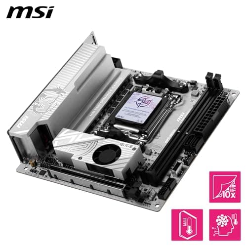 MSI B850 MPG B850I EDGE TI WIFI AM5 DDR5 Mini ITX image