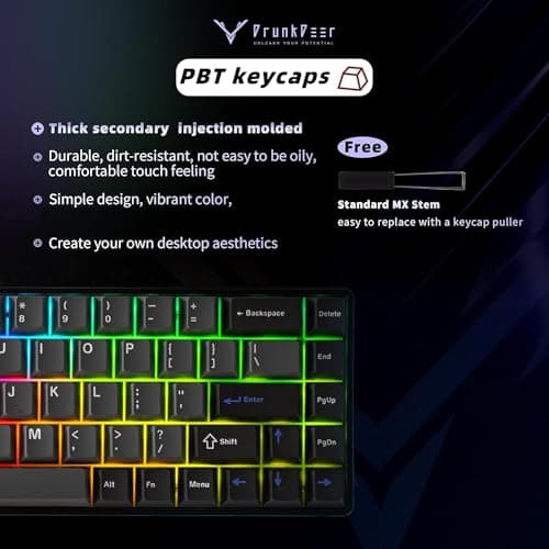 DrunkDeer G65 RGB Wired Gaming Keyboard image