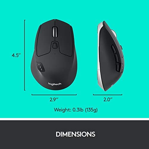 Logitech M720 Triathlon Bluetooth Optical Mouse image