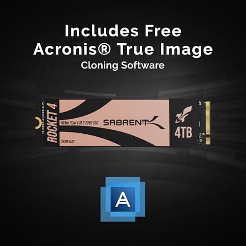 Sabrent Rocket 4 4TB SSD M.2-2280 PCIe 4.0 X4 NVMe image