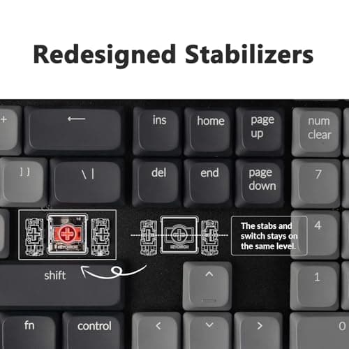 Keychron K5 QMK V2 Bluetooth/Wired Mechanical Gaming Keyboard image