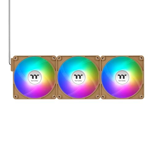 Thermaltake CT140 EX Reverse 140mm Brown ARGB Sync PWM 94.95 CFM 3-Pack image