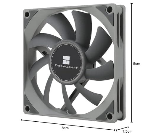 Thermalright TL-8015 80mm Gray PWM 28.4 CFM 1-Pack image