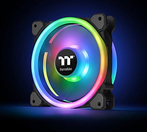 Thermaltake Riing Trio 12 TT Premium Edition 120mm Black RGB PWM 3-Pack image