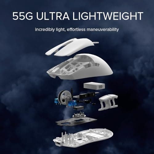 DeLUX M800 Ultra Wireless/Bluetooth/Wired Optical Mouse image