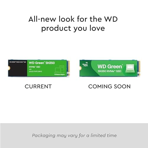 Western Digital Green SN350 1 TB M.2-2280 SSD PCIe 3.0 X4 NVMe image