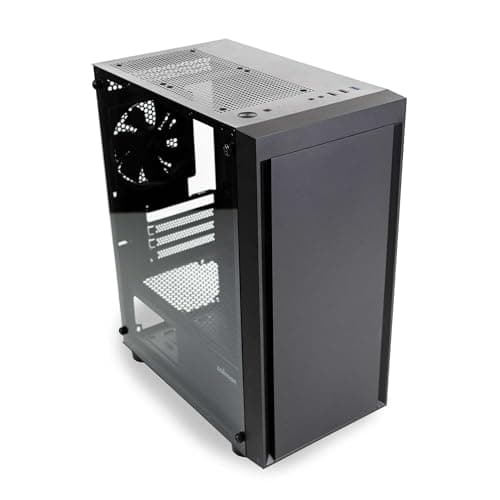 Zalman T3 PLUS Micro ATX Mid Tower Black Tempered Glass Side Panel image