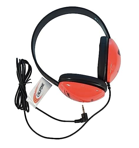 Ergoguys 2800-RD Closed-Back Headphones (Black / Red) image
