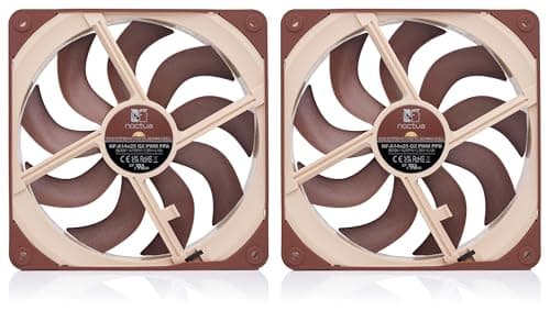 Noctua NF-A14x25 G2 140mm Brown PWM 2-Pack image
