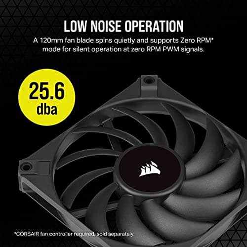 Corsair AF120 SLIM 120mm Black PWM 56.3 CFM image