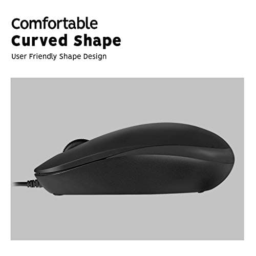 Perixx PERIMICE-201P B Wired Optical Mouse image