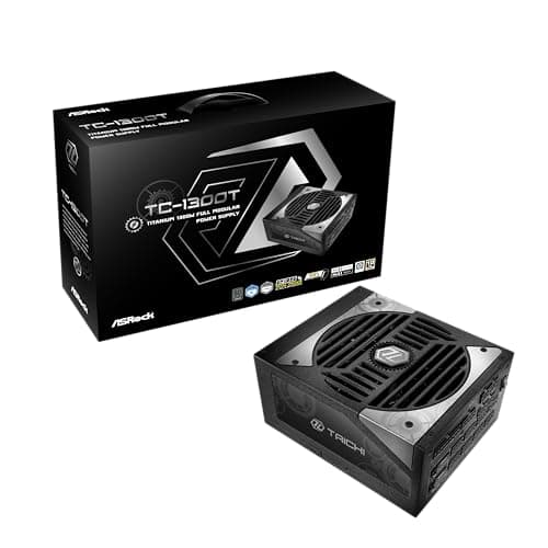 ASRock Taichi TC-1300T Black / Silver 1300W Fully Modular 80+ Titanium Certified ATX main image