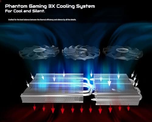 ASRock Phantom Gaming OC Radeon RX 7800 XT 16GB GDDR6 Black image