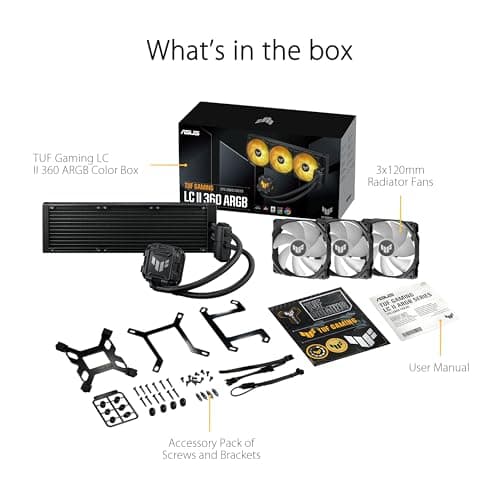 Asus TUF Gaming LC II Water 360mm ARGB Black image