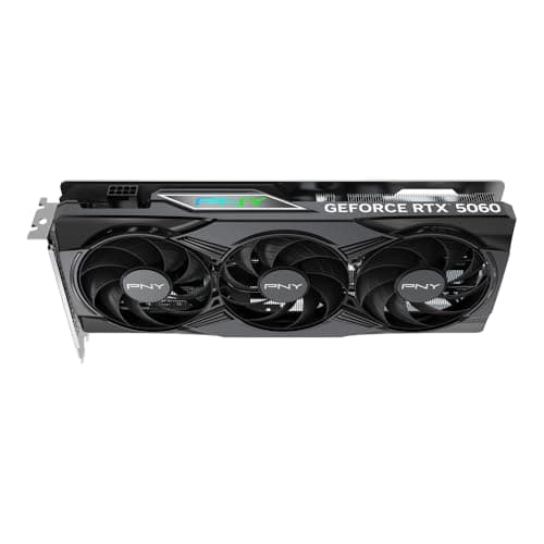 PNY ARGB EPIC-X RGB OC GeForce RTX 5060 8GB GDDR7 Black image