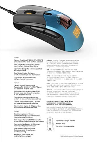 SteelSeries Rival 310 PUBG Edition Wired Optical Gaming Mouse image