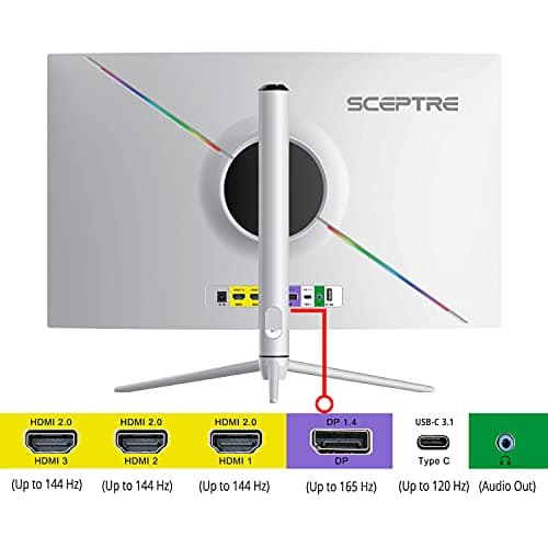 Sceptre NEBULA C275B-QWN168W 27" 1440p 165Hz VA Curved Monitor image