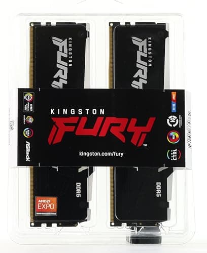 Kingston FURY Beast RGB Black DDR5-6000 CL36 32GB (2x16GB) image