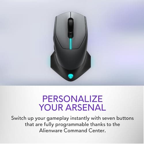 Dell Alienware AW610M Optical Wired Gaming Mouse image