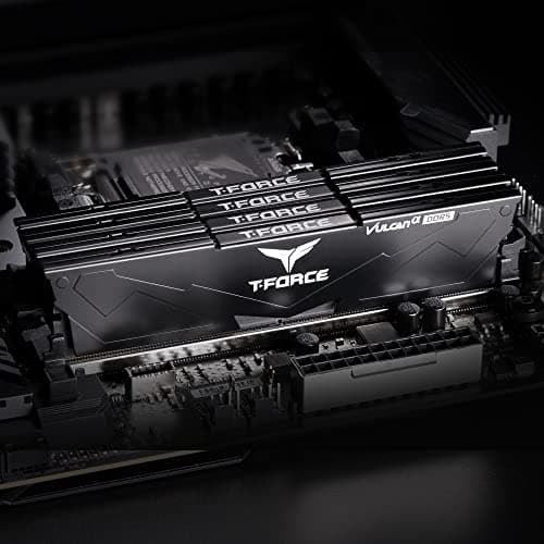 TEAMGROUP T-Force Vulcanα Black DDR5-6000 CL38 64GB (2x32GB) image